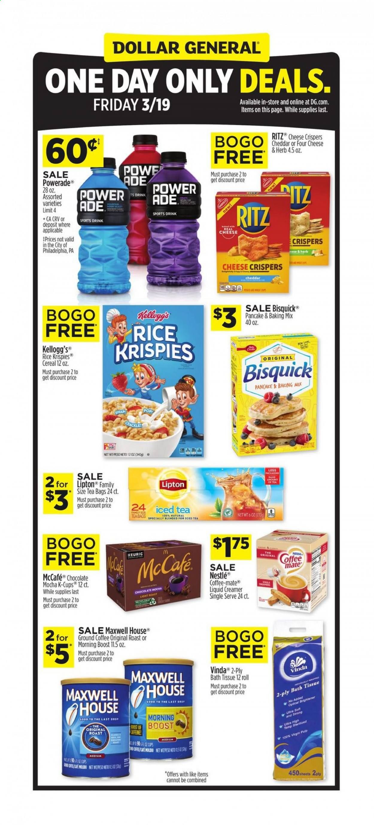 Dollar General Weekly Ad Flyer March 19 to March 19