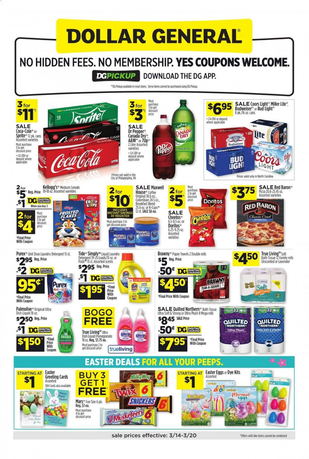 Dollar General (NC) Weekly Ad Flyer March 14 to March 20
