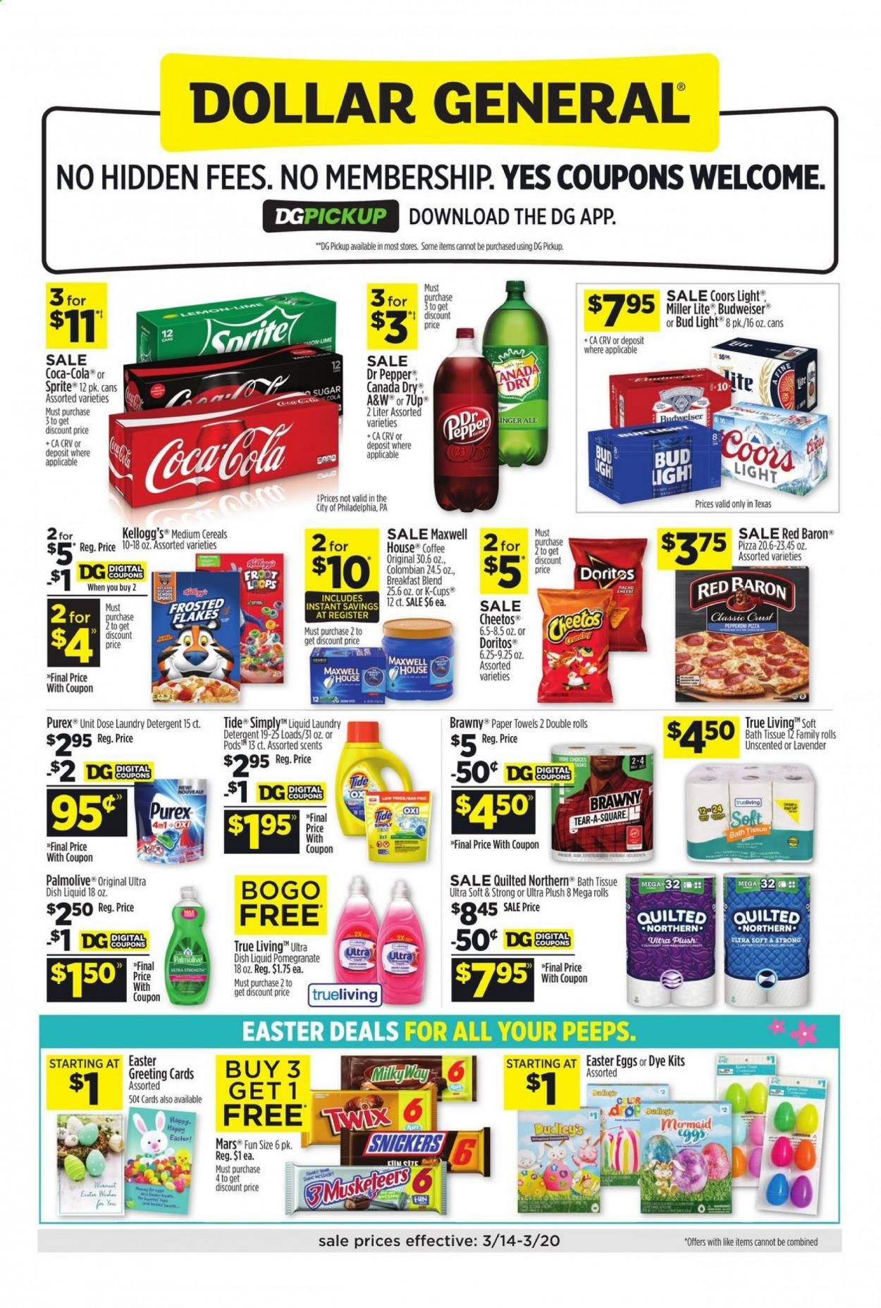 Dollar General (TX) Weekly Ad Flyer March 14 to March 20