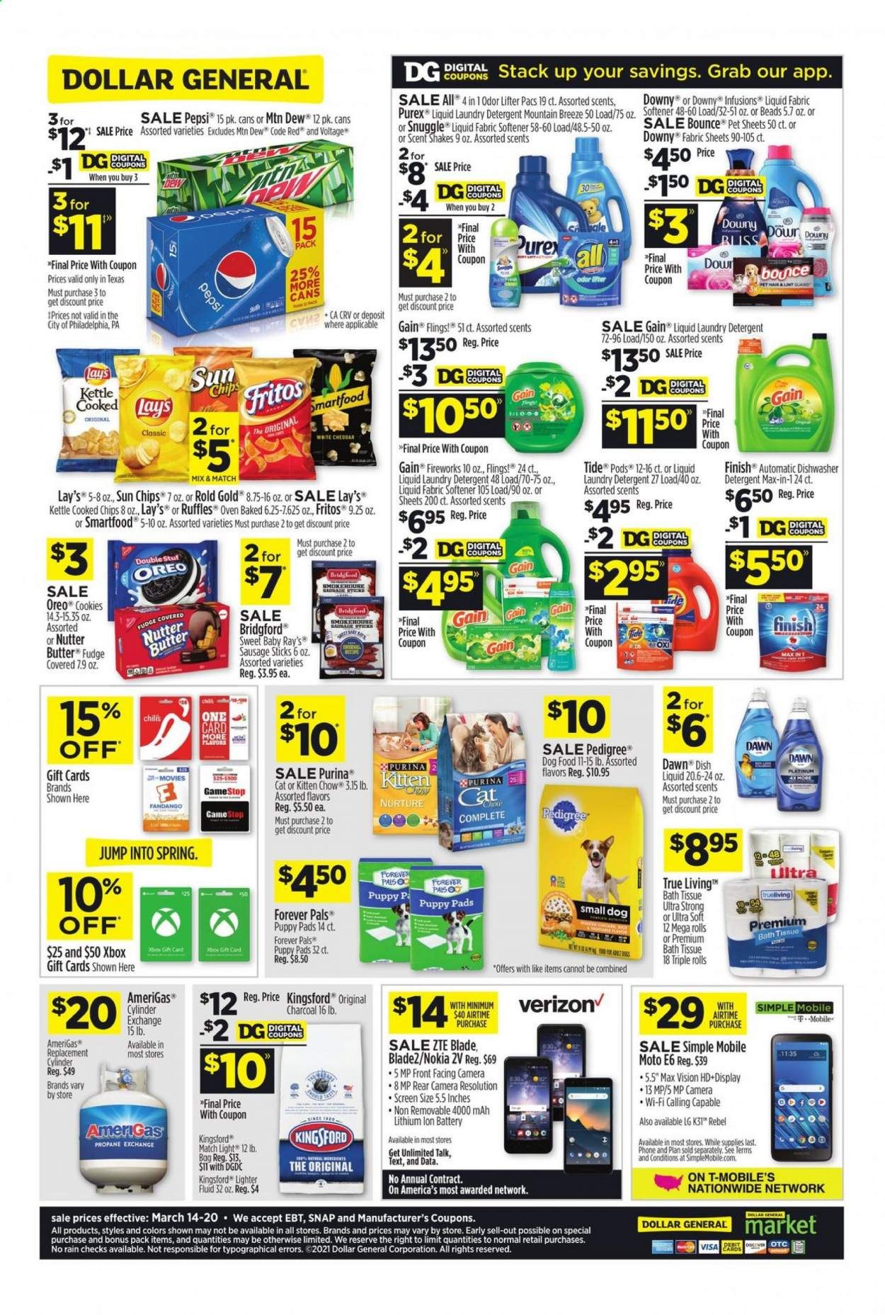 Dollar General (TX) Weekly Ad Flyer March 14 to March 20
