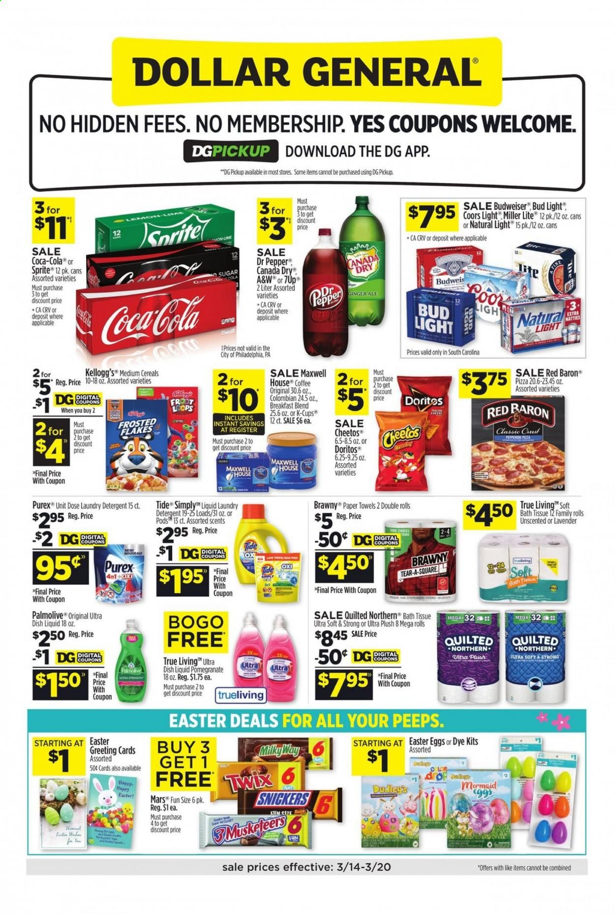 Dollar General (SC) Weekly Ad Flyer March 14 to March 20