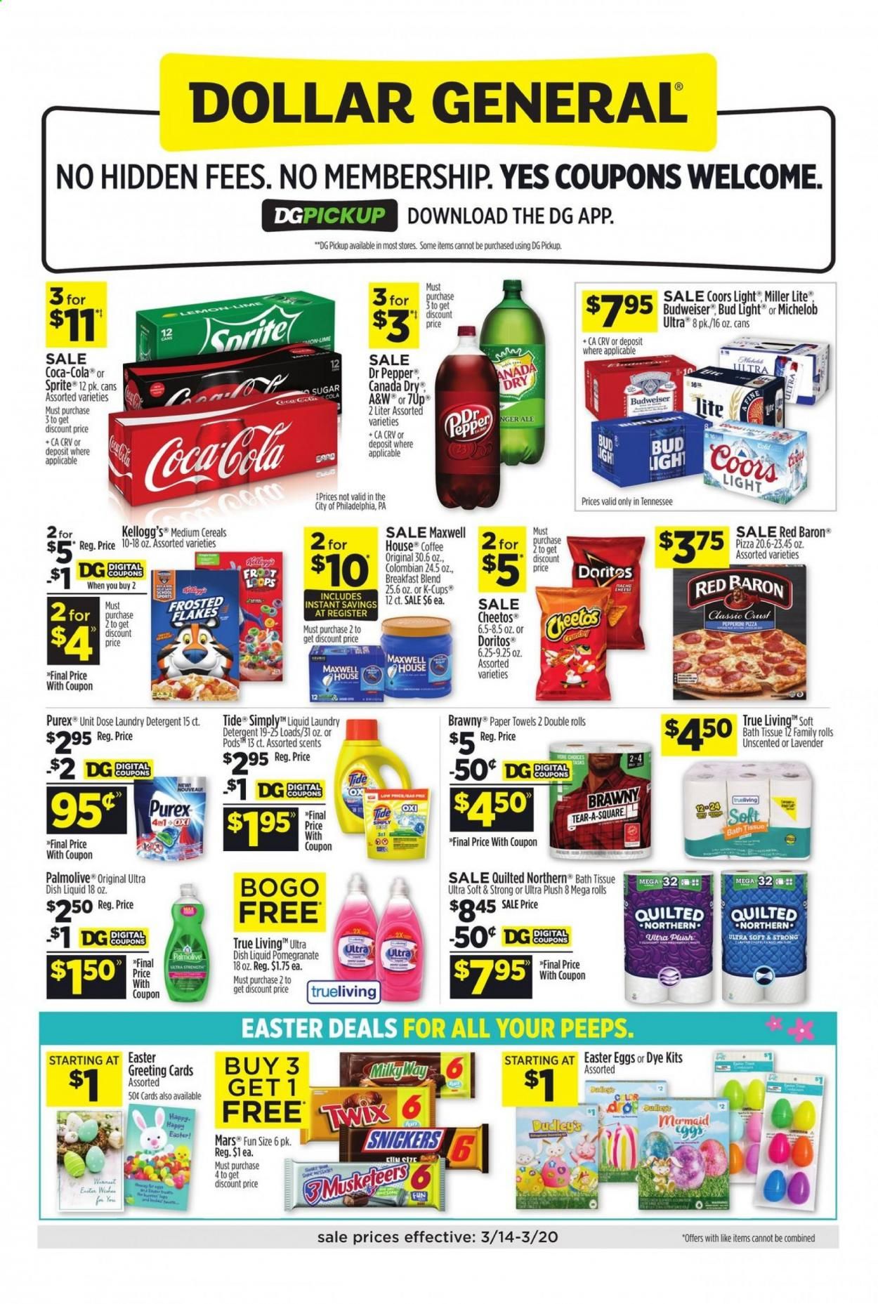 Dollar General (TN) Weekly Ad Flyer March 14 to March 20