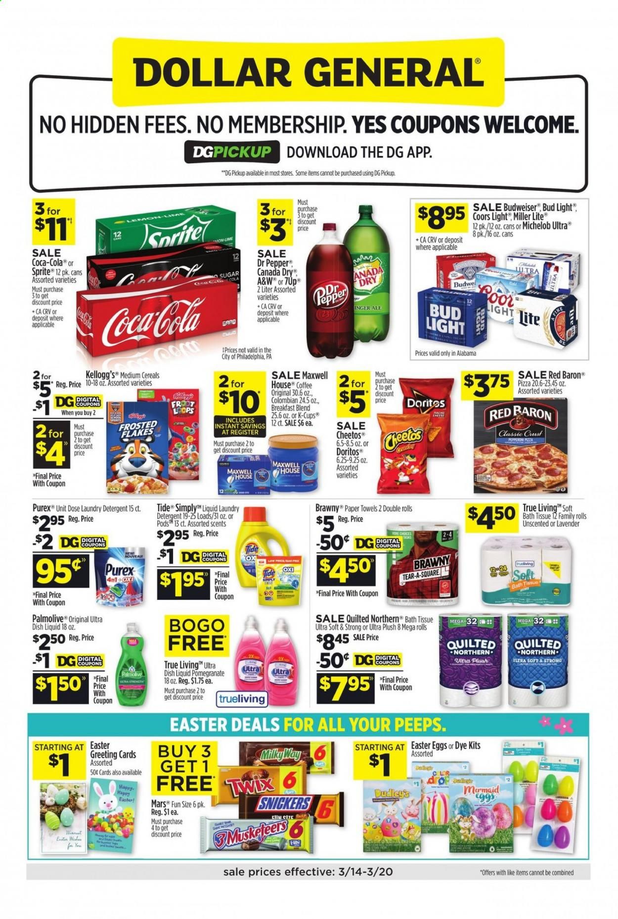 Dollar General (AL) Weekly Ad Flyer March 14 to March 20