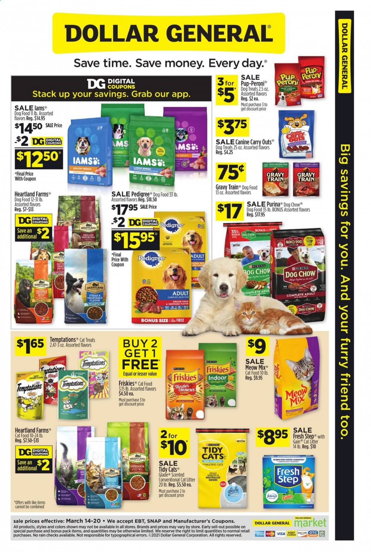 Dollar General (GA, IA, MI, MN, NY, OH, OK, PA) Weekly Ad Flyer March 14 to March 20