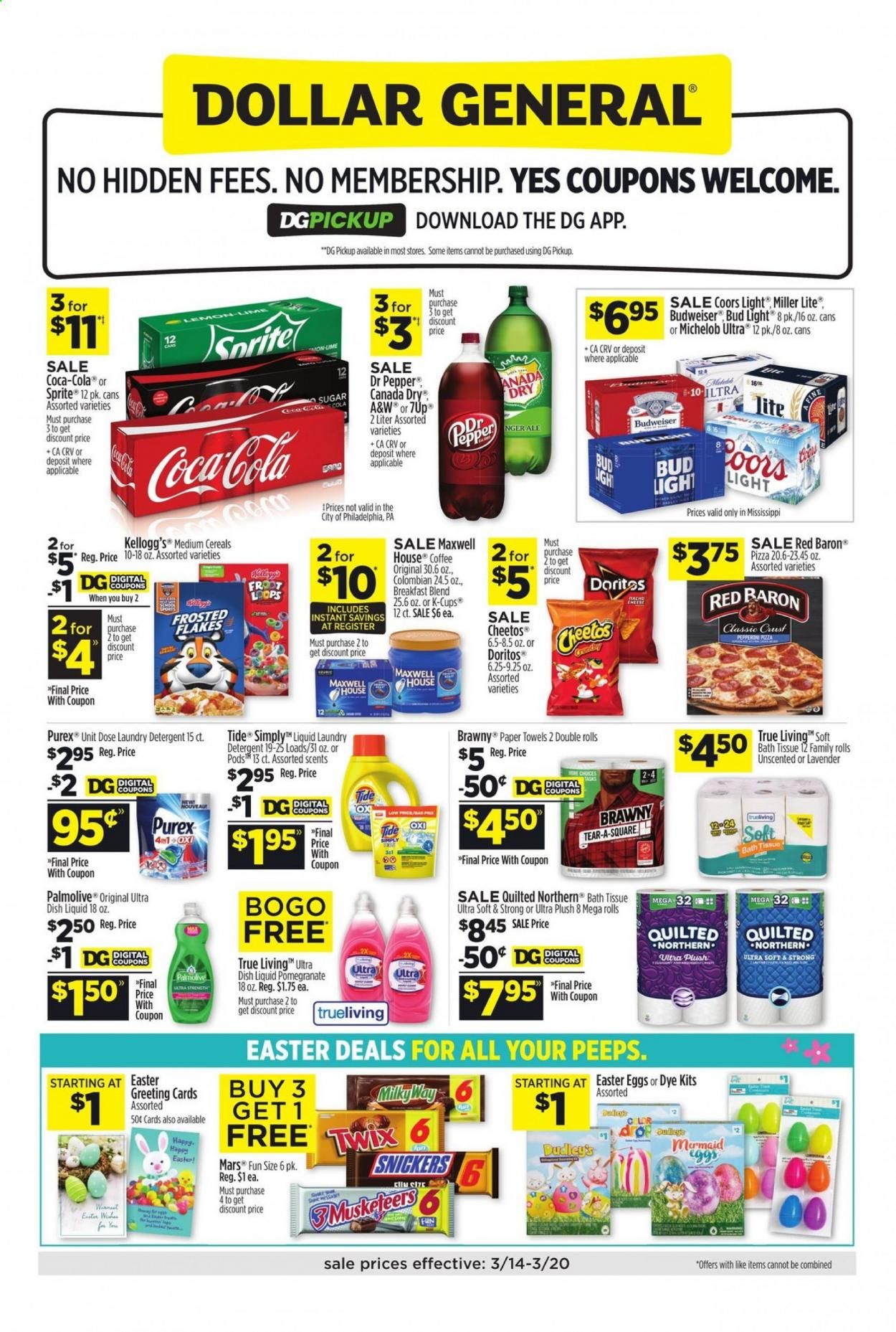 Dollar General (MS) Weekly Ad Flyer March 14 to March 20