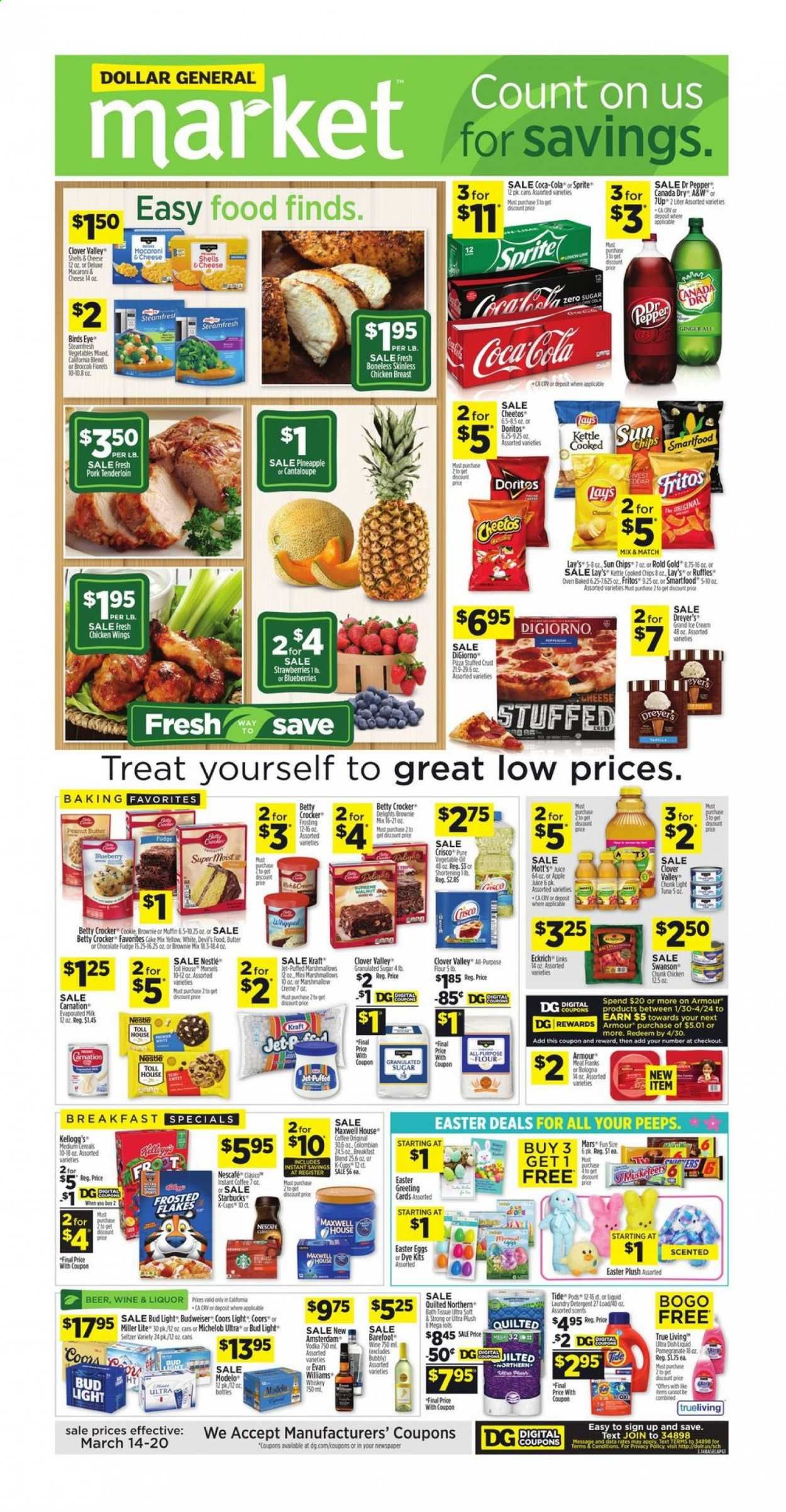 Dollar General (CA) Weekly Ad Flyer March 14 to March 20