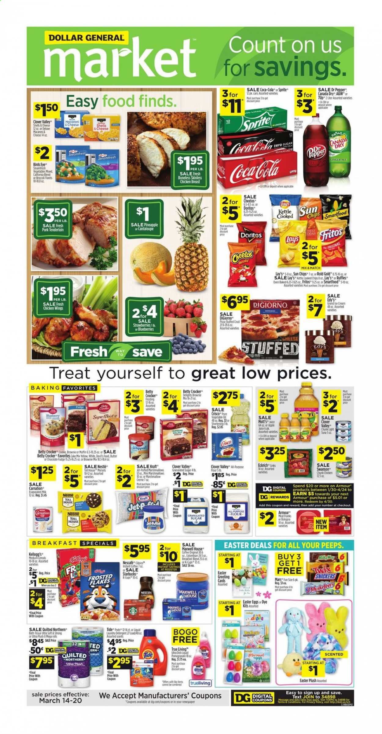 Dollar General (AL, GA, IN, KY, LA, OH, TN) Weekly Ad Flyer March 14 to March 20