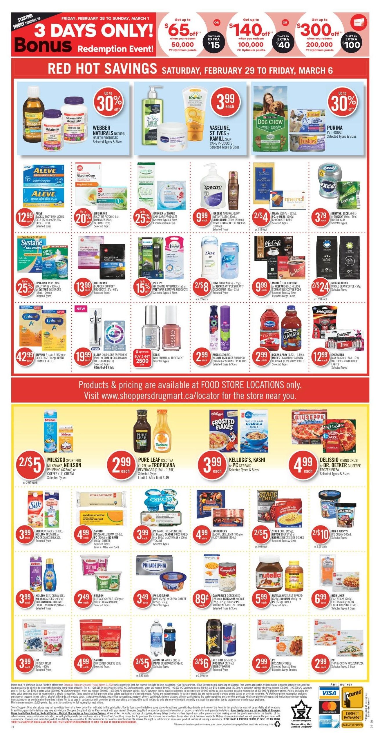 Shoppers Drug Mart (ON) Flyer February 29 to March 6