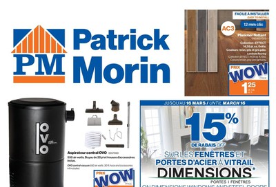 Patrick Morin Flyer February 27 to March 4