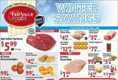 Tru Value Foods Flyer February 26 to March 3