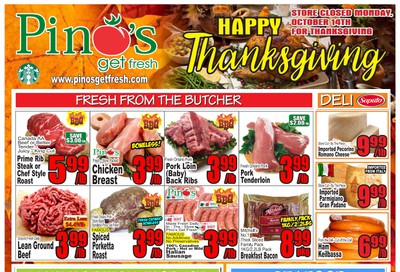Pino's Flyer October 12 to 18