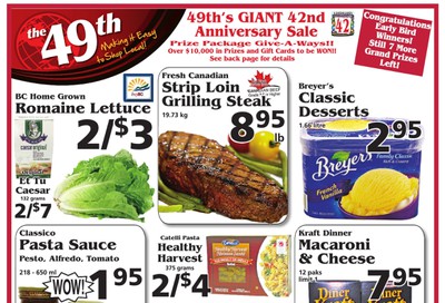 The 49th Parallel Grocery Flyer September 5 to 11