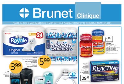Brunet Clinique Flyer March 18 to 31