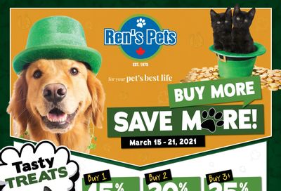 Ren's Pets Depot Buy More Save More Flyer March 15 to 21