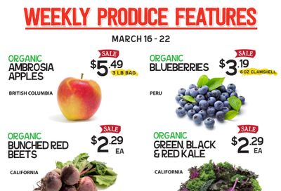 Pomme Natural Market Flyer March 16 to 22