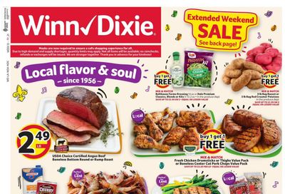 Winn Dixie (AL, FL, GA, LA, MS) Weekly Ad Flyer March 17 to March 23