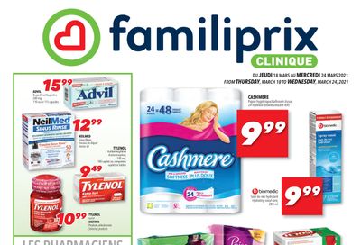 Familiprix Clinique Flyer March 18 to 24