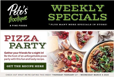Pete's Fine Foods Flyer February 27 to March 4