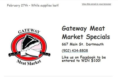 Gateway Meat Market Flyer February 27 to March 4