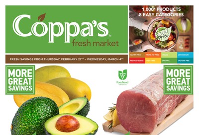 Coppa's Fresh Market Flyer February 27 to March 4
