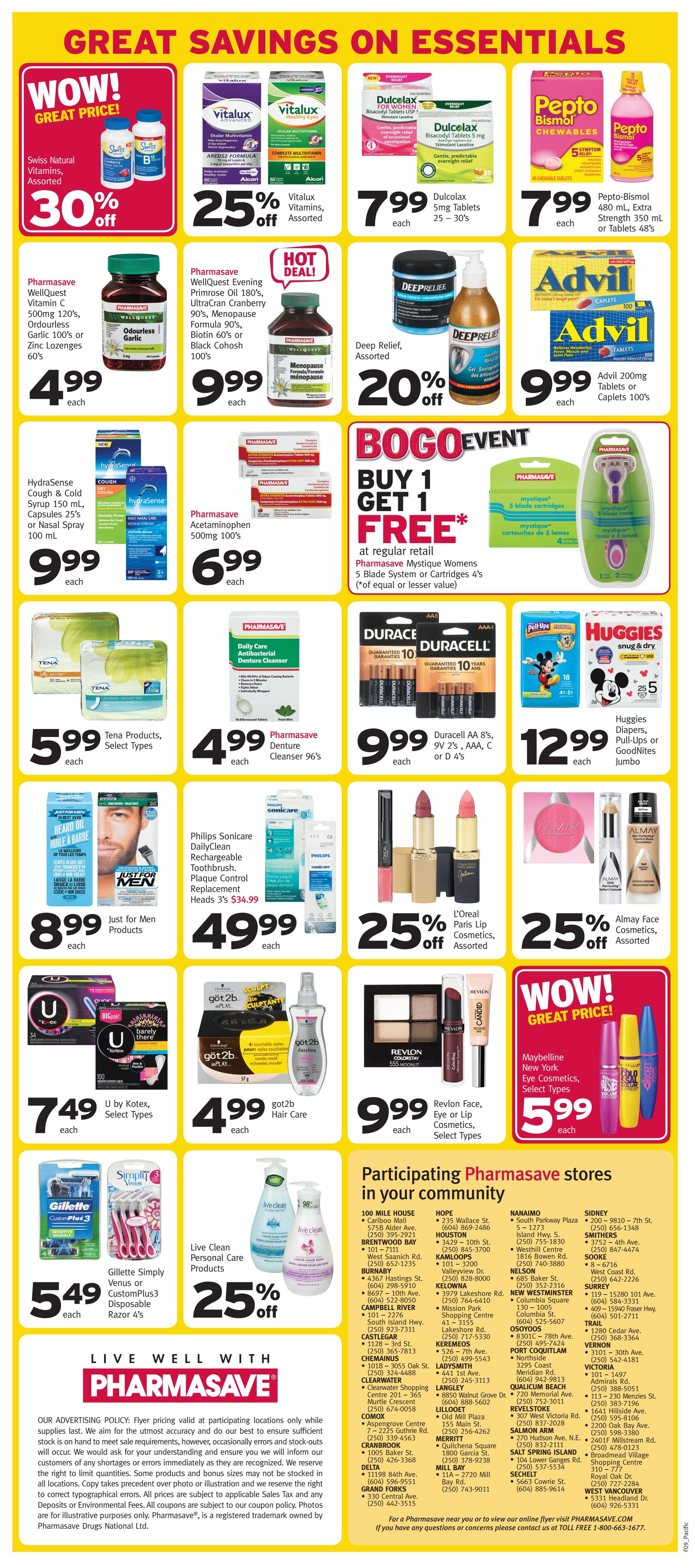 Pharmasave (BC) Flyer February 28 to March 5