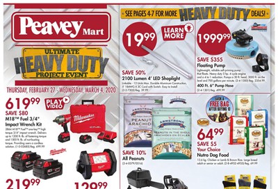 Peavey Mart Flyer February 27 to March 4