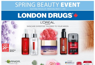London Drugs Spring Beauty Event Flyer February 28 to March 11