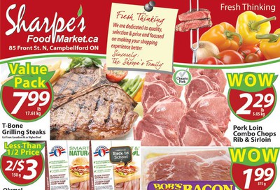 Sharpe's Food Market Flyer September 5 to 11