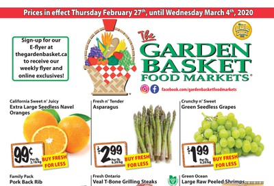 The Garden Basket Flyer February 27 to March 4
