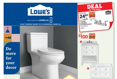 Lowe's Flyer March 18 to 24