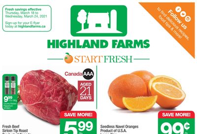 Highland Farms Flyer March 18 to 24