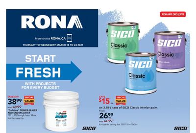 Rona (ON) Flyer March 18 to 24