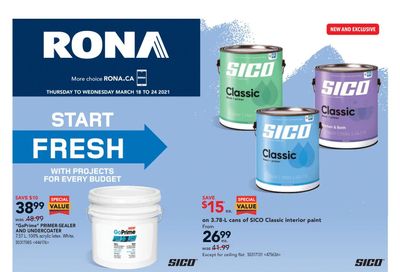 Rona (Atlantic) Flyer March 18 to 24