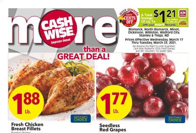 Cash Wise (MN, ND) Weekly Ad Flyer March 17 to March 23