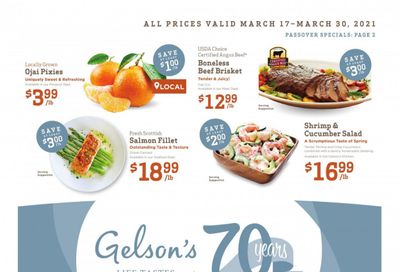 Gelson's Weekly Ad Flyer March 17 to March 30
