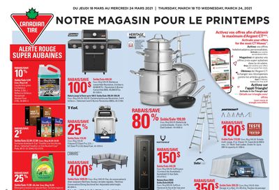 Canadian Tire (QC) Flyer March 18 to 24