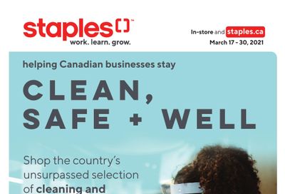 Staples Clean, Safe and Well Flyer March 17 to 30