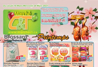 Marche C&T (Brossard) Flyer March 18 to 24