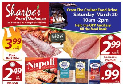 Sharpe's Food Market Flyer March 18 to 24