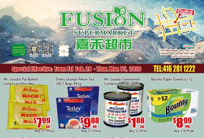 Fusion Supermarket Flyer February 28 to March 5