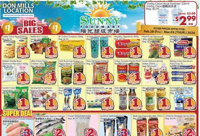 Sunny Foodmart (Don Mills) Flyer February 28 to March 5