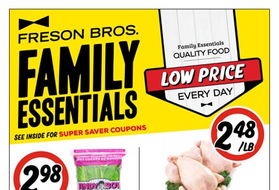 Freson Bros. Family Essentials Flyer February 28 to April 30