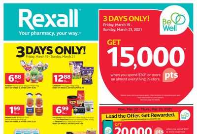 Rexall (ON) Flyer March 19 to 25