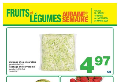 Wholesale Club (QC) Produce Deal of the Week Flyer March 18 to 24