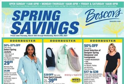 Boscov's Weekly Ad Flyer March 18 to March 24