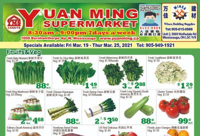 Yuan Ming Supermarket Flyer March 19 to 25