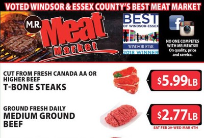 M.R. Meat Market Flyer February 29 to March 6