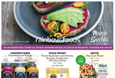Rainbow Foods Flyer March 1 to 31
