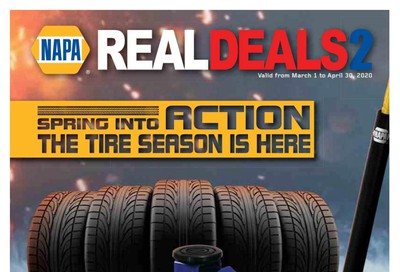 NAPA Auto Parts Real Deals Catalog March 1 to April 30