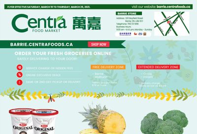 Centra Foods (Barrie) Flyer March 19 to 25